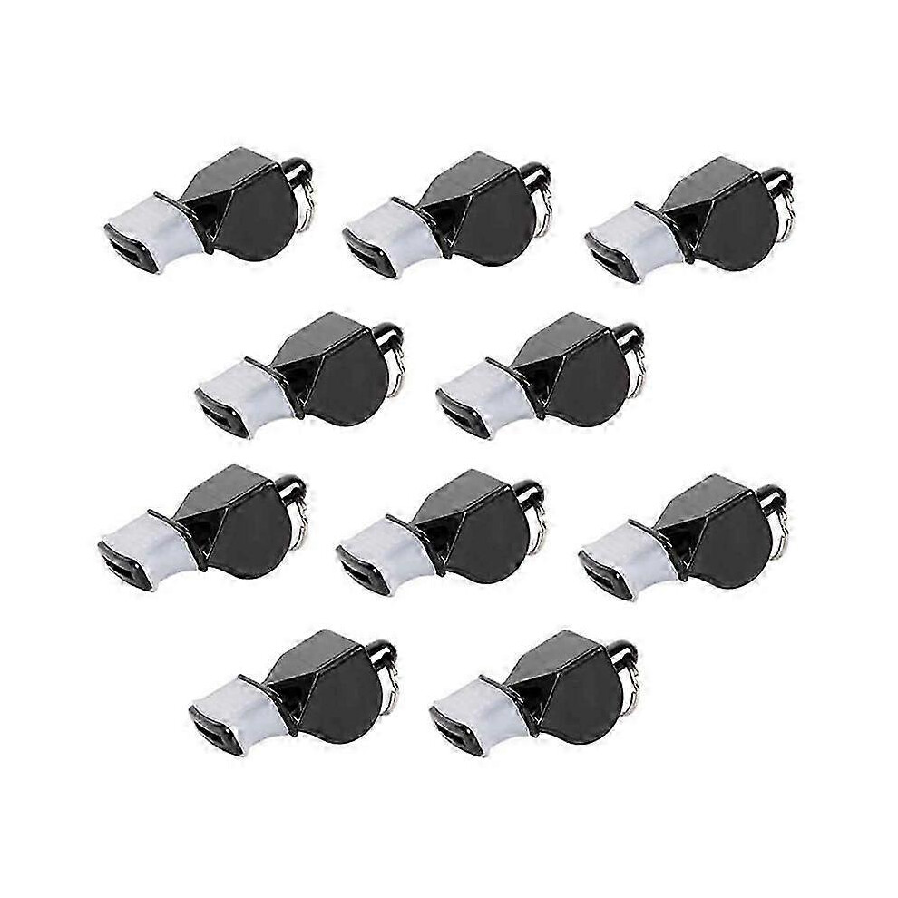 Kikidex (As Show, One Size) 10 Pcs Professional Whistle Soccer Basketball Referee Whistle