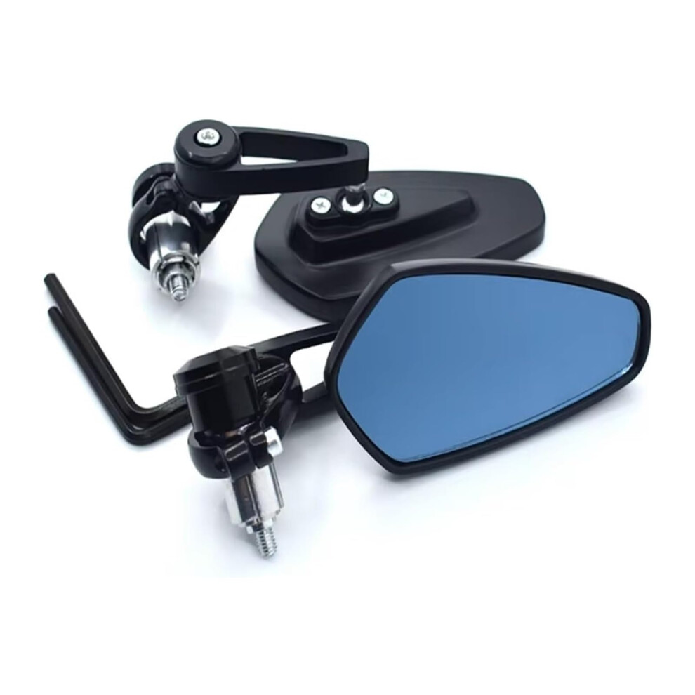 Motorcycle Rearview Mirror Set For Ducati Monster M900 900S 750 1000 Universal Fit 1 Pair Black 9105992832262