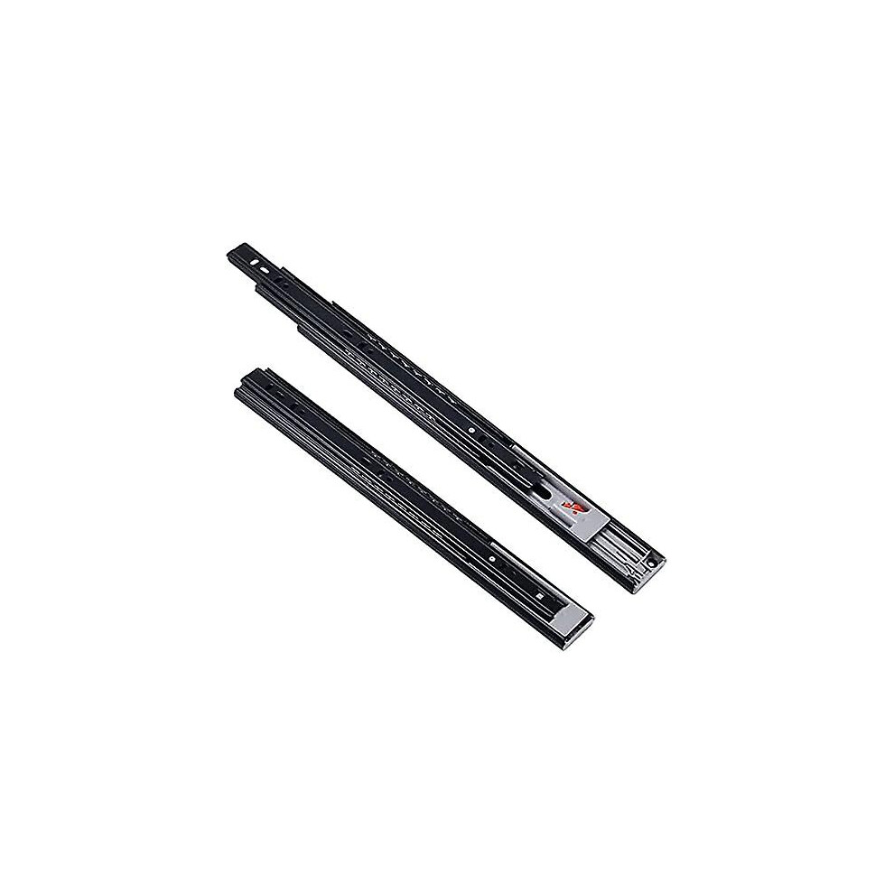 Kikidex (As Show, One Size) Pairs Push To Open Drawer Slide, Ball Drawer Slides, Load 45Kg, 350Mm