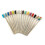 (colorful-12-3) 12 Bamboo Charcoal Toothbrushes Soft Bristles 2