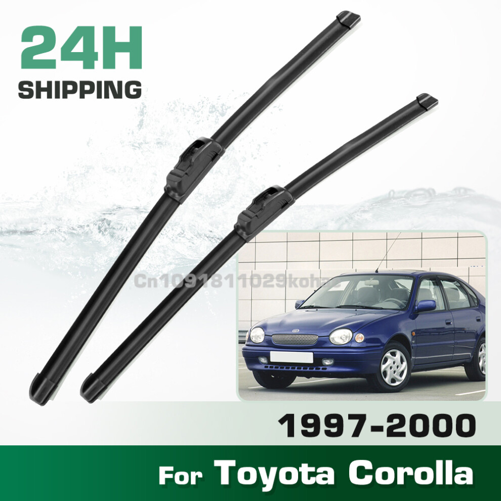(2Pcs-1997-2000-Toyota Corolla E110) For Toyota Corolla E110 1997-2000 1998 1999 Lhd&Rhd Front Wiper Blades Windshield Windscreen Window Brush 20" 18" 6935159277260
