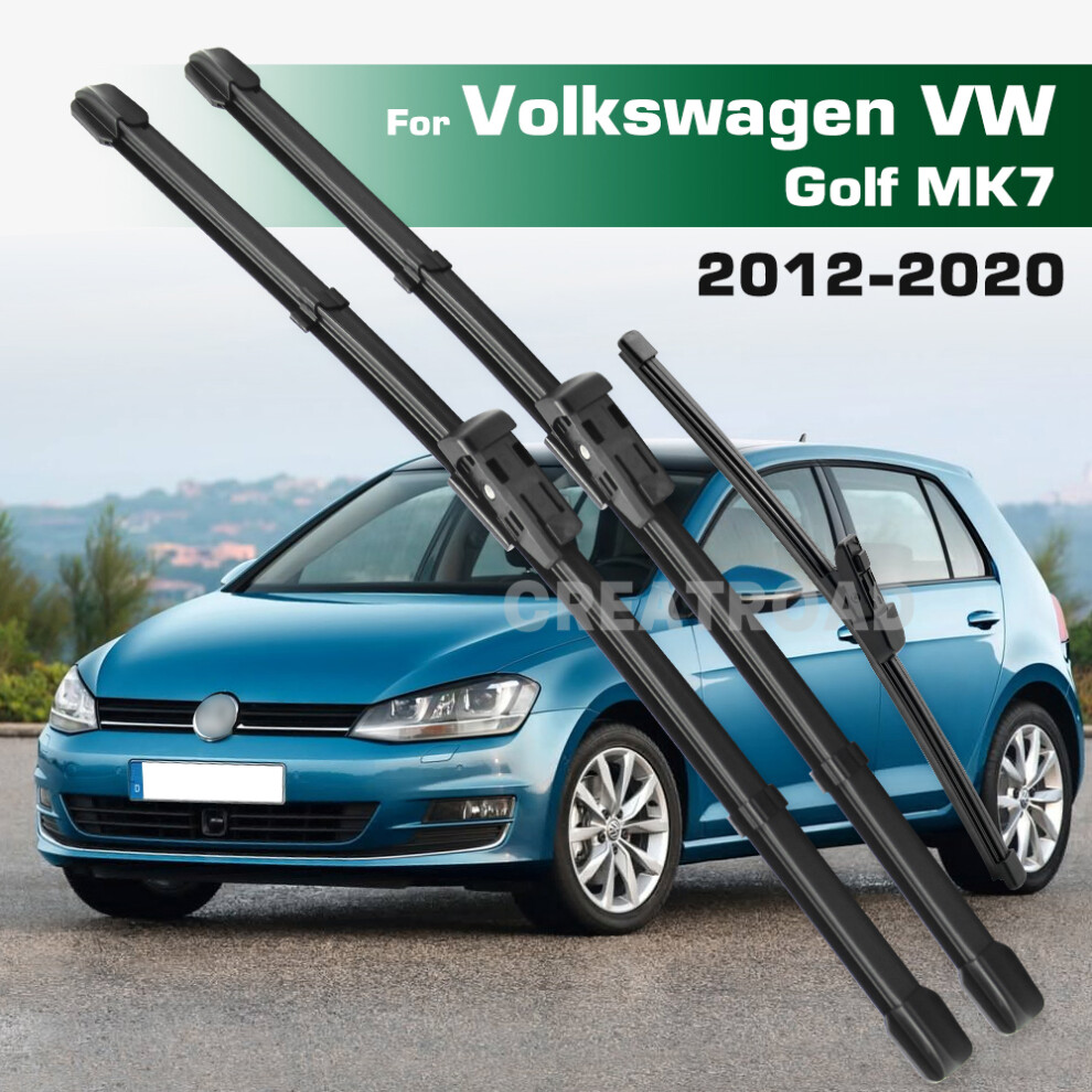 (Right Hand Drive) Wiper Lhd&Rhd Front & Rear Wiper Blades Set For Vw Golf Mk 7 2012 - 2020 Windshield Windscreen Window Brushes 6935159276201