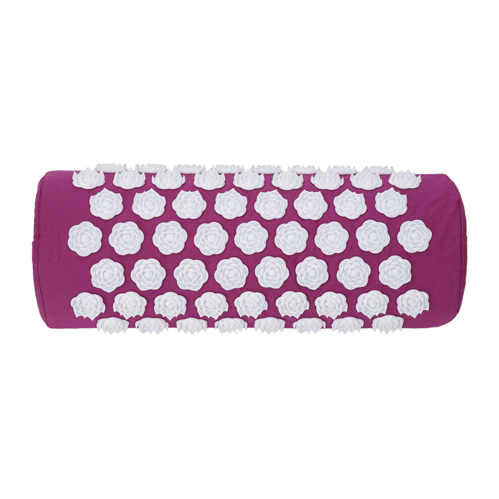 Purple Muscle Relaxing Acupressure Pillow In For Pain Relief