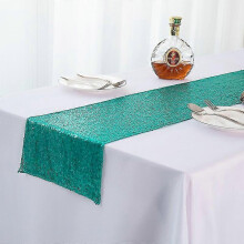(30x180cm, peacock blue) Table Runner "gold Sequin Tablecloth Table Tape"