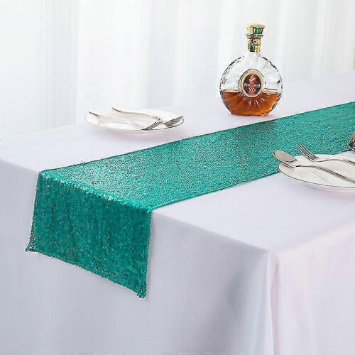 (30x180cm, peacock blue) Table Runner "gold Sequin Tablecloth Table Tape"