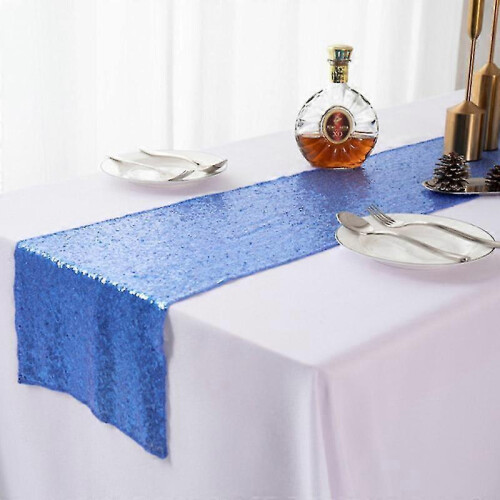 (30x300cm, Royal blue) Table Runner "gold Sequin Tablecloth Table Tape"