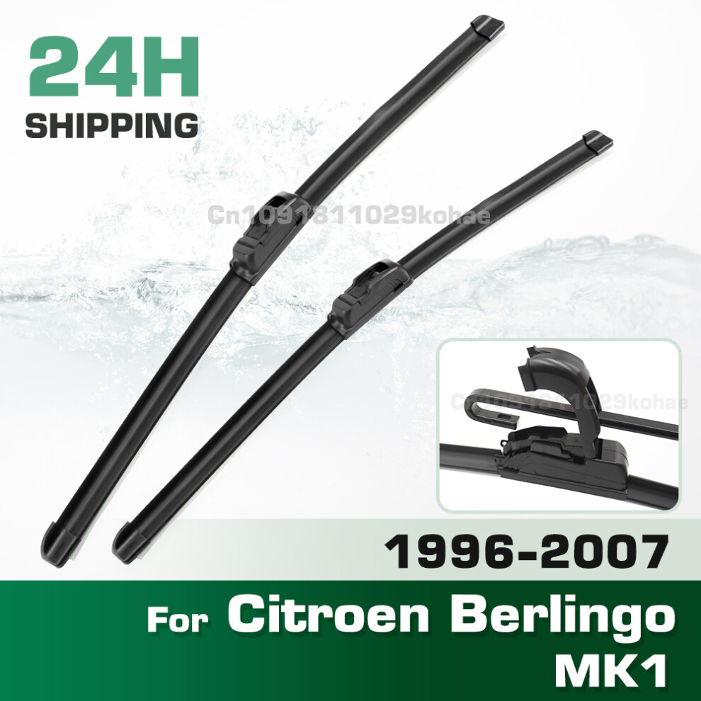 (2Pcs) Wiper Lhd&Rhd Front Wiper Blades Set For Citroen Berlingo Mk1 1996 - 2007 Windshield Windscreen Window Brush 22" 21" 6935159270742