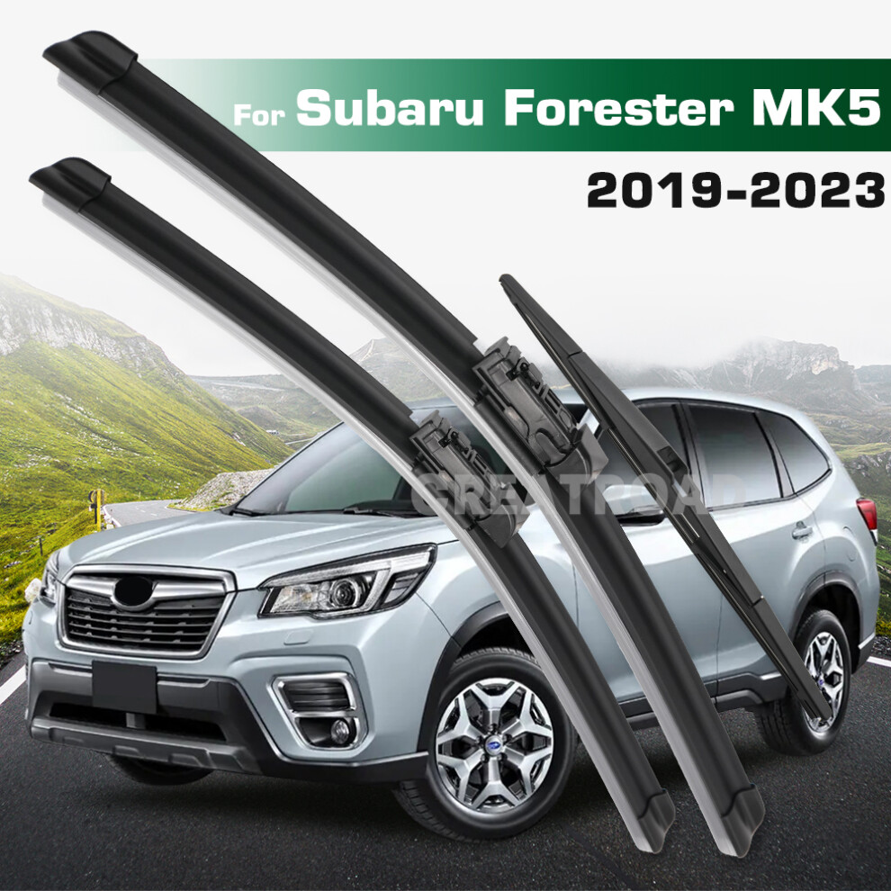 (Right Hand Drive) Wiper Lhd&Rhd Front & Rear Wiper Blades Set For Subaru Forester Sk 2019 - 2023 Windshield Windscreen Window Brushes 6935159270513
