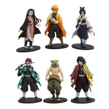 Demon Slayer Figure A Set Of 6 Version Action Figure Doll Toys 6.3 Inch Demon Slayer Figure