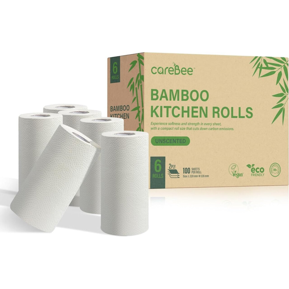 Carebee Kitchen Roll Strong Absorbent (Pack Of 24)