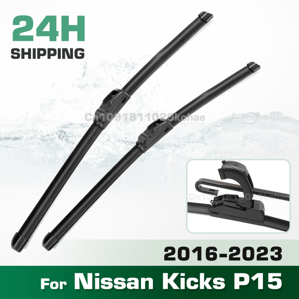 (2Pcs) Wiper Lhd&Rhd Front Wiper Blades Set For Nissan Kicks P15 2016 - 2023 Windshield Windscreen Window Brush 26" 16" 6935159270070