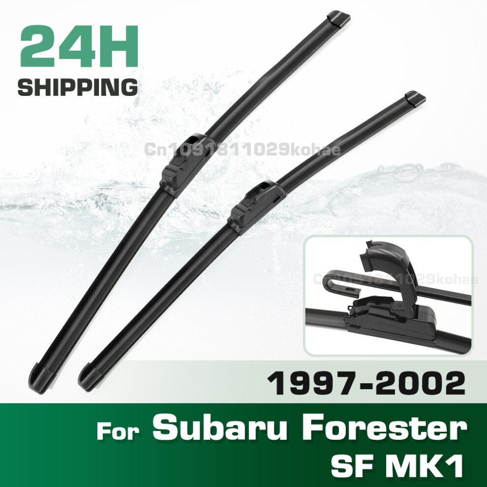 (2Pcs) Wiper Lhd&Rhd Front Wiper Blades Set For Subaru Forester Sf Mk1 1997 - 2002 Windshield Windscreen Window Brush 21" 19" 6935159269999