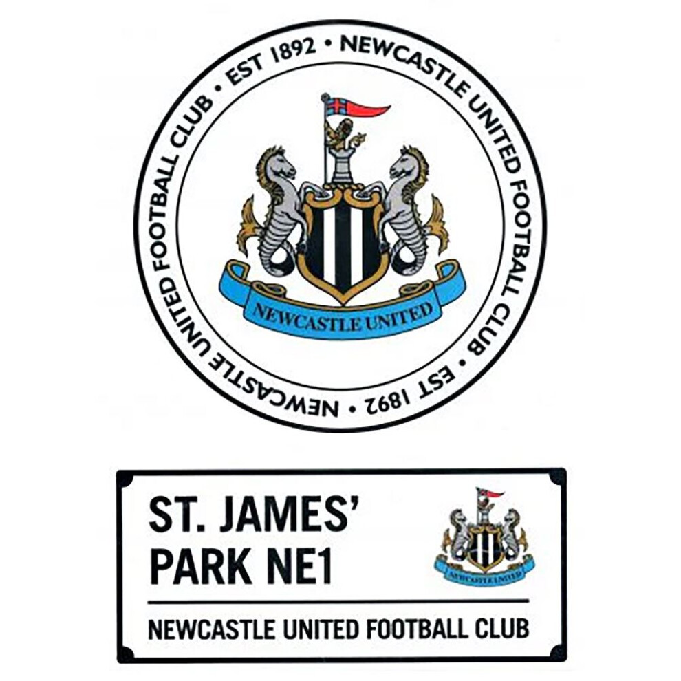 Newcastle United Fc A4 Car Decal 5055488259452