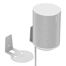 (White) 2Pcs for Sonos Era 100 Metal Wall Mount Bracket Space Saving Speaker Holder