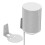 (White) 2Pcs for Sonos Era 100 Metal Wall Mount Bracket Space Saving Speaker Holder 1