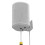 (White) 2Pcs for Sonos Era 100 Metal Wall Mount Bracket Space Saving Speaker Holder 3