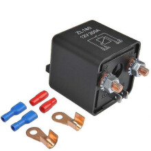 12v Car Relays 200 Amp Split Charge Relay for Car Starter 4 Pin On/off Switch Relay for Truck Motor Boat, Zl180 Automotive Relay Switch with 2 Pin Foo
