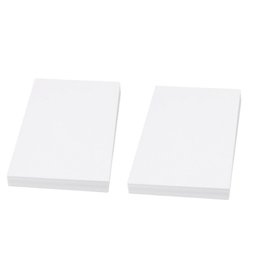 Versatile 100Pcs White 4x6 Blank Postcards for Creative Crafts