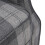 Living And Home Grey Checkered Linen Upholstered Recliner Chair, Folding Footrest, Adjustable Backrest 7