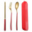 1 Set Portable Cutlery Stainless Steel Chopsticks Dinnerware Flatware with Box 1