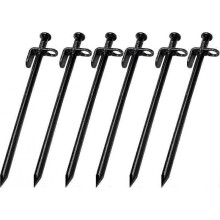 20cm 30cm Steel Tent Pegs Strong Fixing Pegs Pegs Hard Ground with Storage Pouch