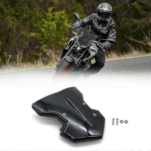 Motorcycle Windshield Windscreen for Yamaha Mt03 Mt25 Black 1