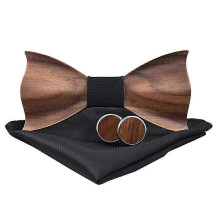 Handmade Wooden Bow Tie Made In Editions, Wood Bow Tie 3d Embossed Wooden Bow Tie Plaid