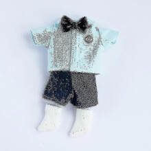 New Ob11 Doll Clothes Casual Hooded Cute Kawaii Coat Denim Jacket Pant