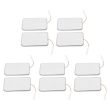 10 Stück rechteckige selbstklebende Elektrodenpads für TENS-Gerät 6x9cm