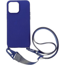 (Blue) Cellphone Protector Protective Phone Case With Crossbody Lanyard Compatible With Iphone 14 Pro Max