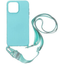 (Sky-blue) Cellphone Protector Protective Phone Case With Crossbody Lanyard Compatible With Iphone 14 Pro Max