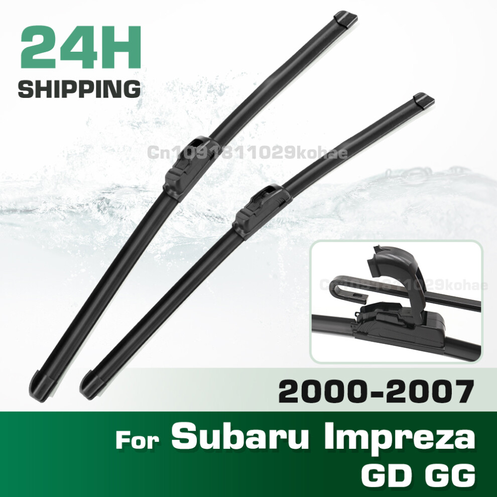 (2Pcs) Wiper Lhd&Rhd Front Wiper Blades Set For Subaru Impreza Gd Gg 2000 - 2007 Windshield Windscreen Window Brush 21" 16" 6935159272418