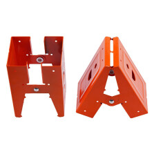 Industrial Sawhorse Brackets Heavy-Gauge Steel Structure No-Setup Required Heavy-Load Sawhorse Clamps For Wood Beams