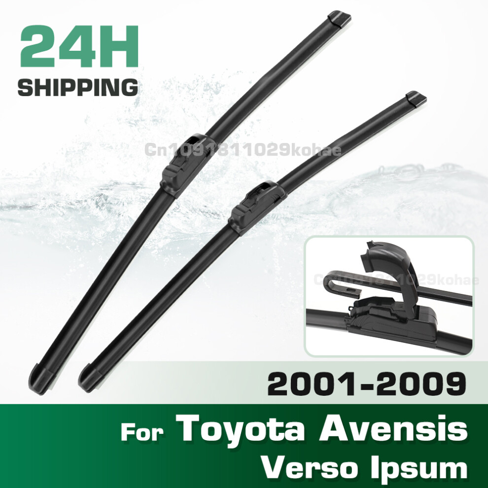 (2Pcs) Wiper Lhd&Rhd Front Wiper Blades Set For Toyota Avensis Verso Ipsum Xm20 M20 2001 - 2009 Windshield Brush 26" 16" 6935159272265