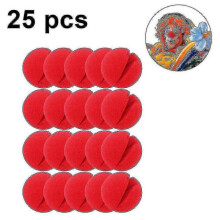 Clown Nose Red Noses Foam Nose 25-pack Nose Set for Red Nose Day