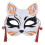 1pc Halloween Decorative Mask Luminous Mask for Party Random Color And Pattern 1