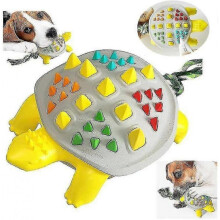 Turtle Dog Chews Toys for Aggressive Chewers Medium And Large Dogs Cleaning Chews Toys Indestructible Toughest Toothbrush Toys