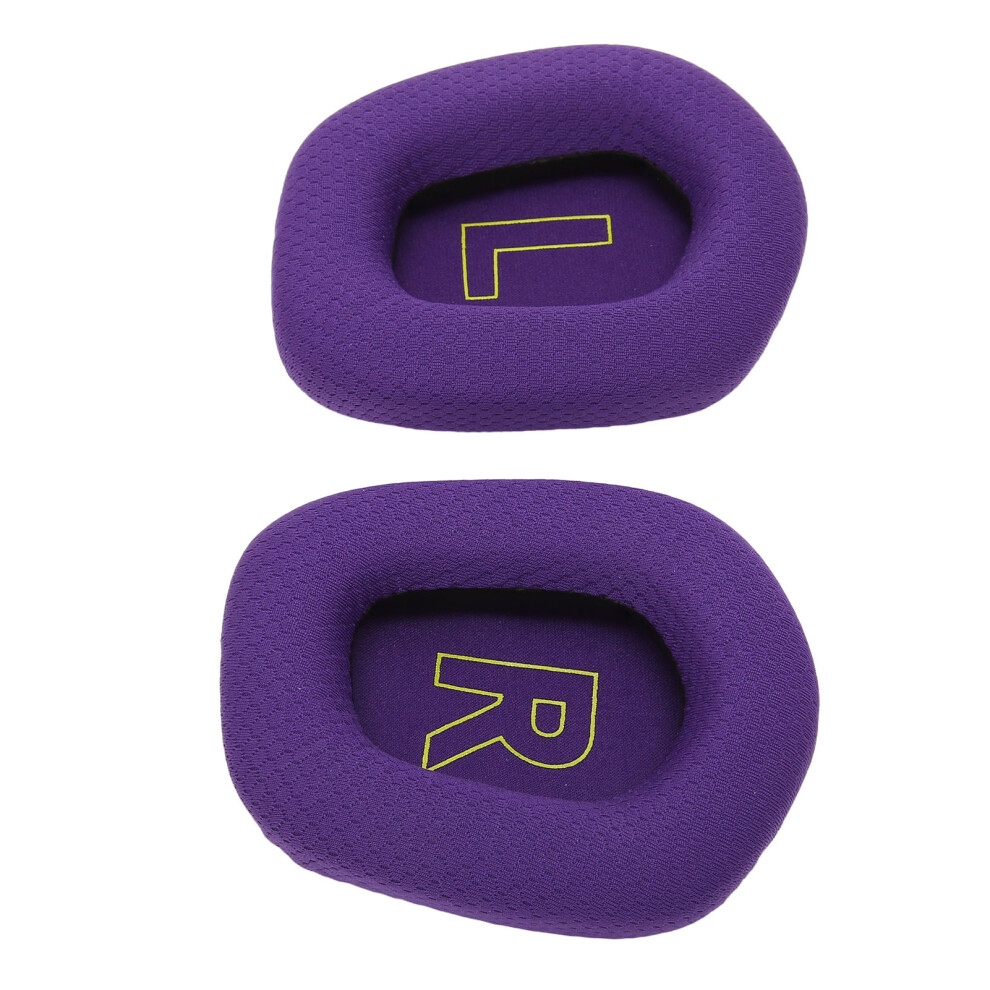 Elastic Replacement Ear Cushions For Logitech G733 Headphones Breathable Purple 8171356847365