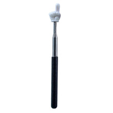(As show, Yellow) Finger Pointer Stick Professional Telescopic Teachers Pointer Long-lasting Handheld Pointer Stick