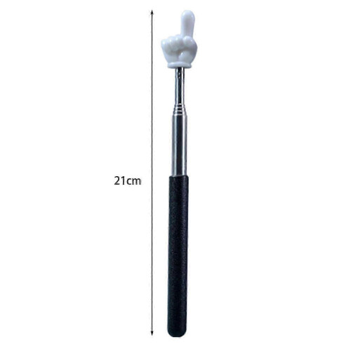 (As show, Red) Finger Pointer Stick Professional Telescopic Teachers Pointer Long-lasting Handheld Pointer Stick 2