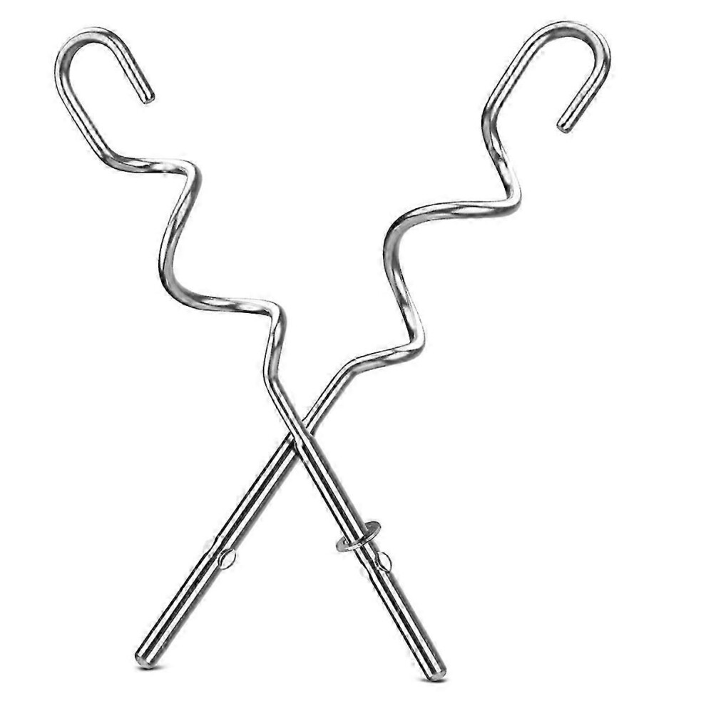 Kikidex (As Show, One Size) Dough Hook For Hand Mixer Replacement For Hand Mixer Dough Hooks Khm512, Stainless Steel Dough Hooks