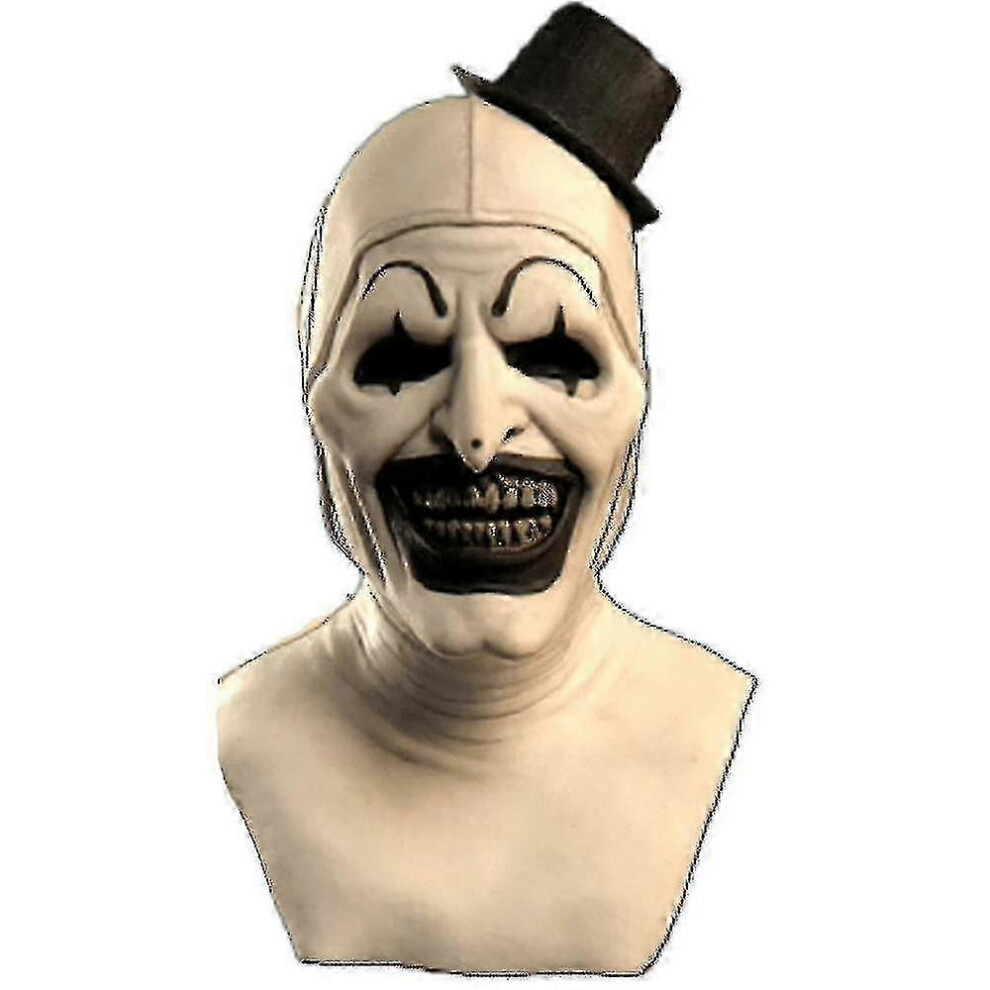 Kikidex (As Show, Xxl) Cgmgtsn Adults Terrifier 2 Art The Clown Cosplay Costume Jumpsuit Hat Outfits Halloween Carnival Suit_fm18