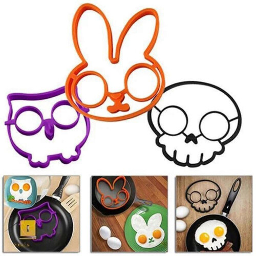 New Halloween Horror Skull Fried Egg Mold 1