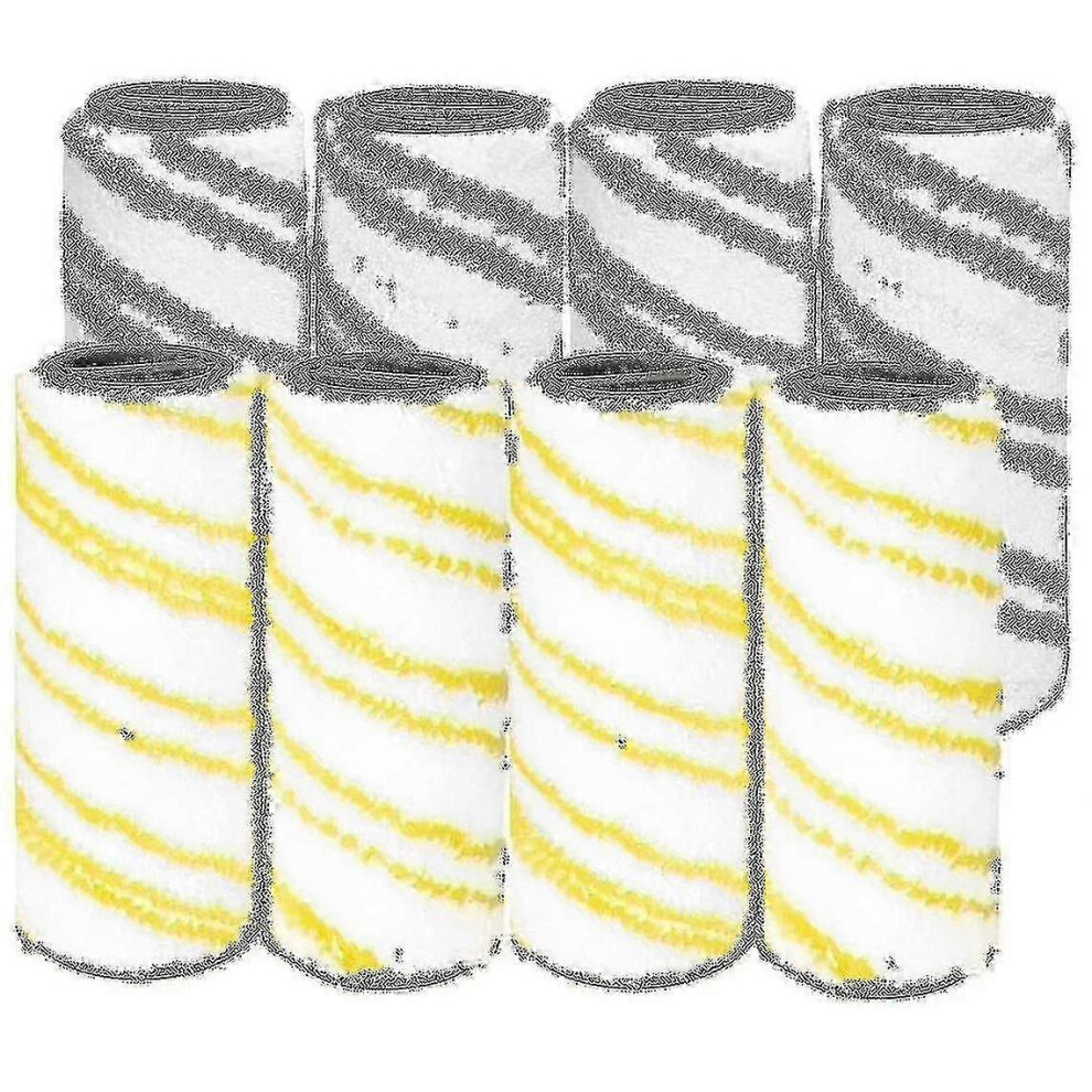 Kikidex (As Show, One Size) 8 Piece Set Of Rollers For Karcher Fc7 Fc5 Fc3 Fc3d Floor Cleaner (Ws)