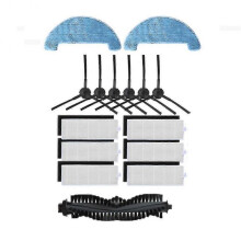 Main Side Brush Hepa Filter Mop Cloth Parts Compatible with Ilife A4 A4s Robot