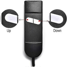 (As show, Elbow) Lift Chair Remote Replacement, 5 Pin 2 Button Power Recliner Remote Replacement Parts for Okin Limos