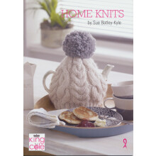 King Cole Home Knits Knitting Book - Blanket Cushions Beanbag Tea Cosies & More