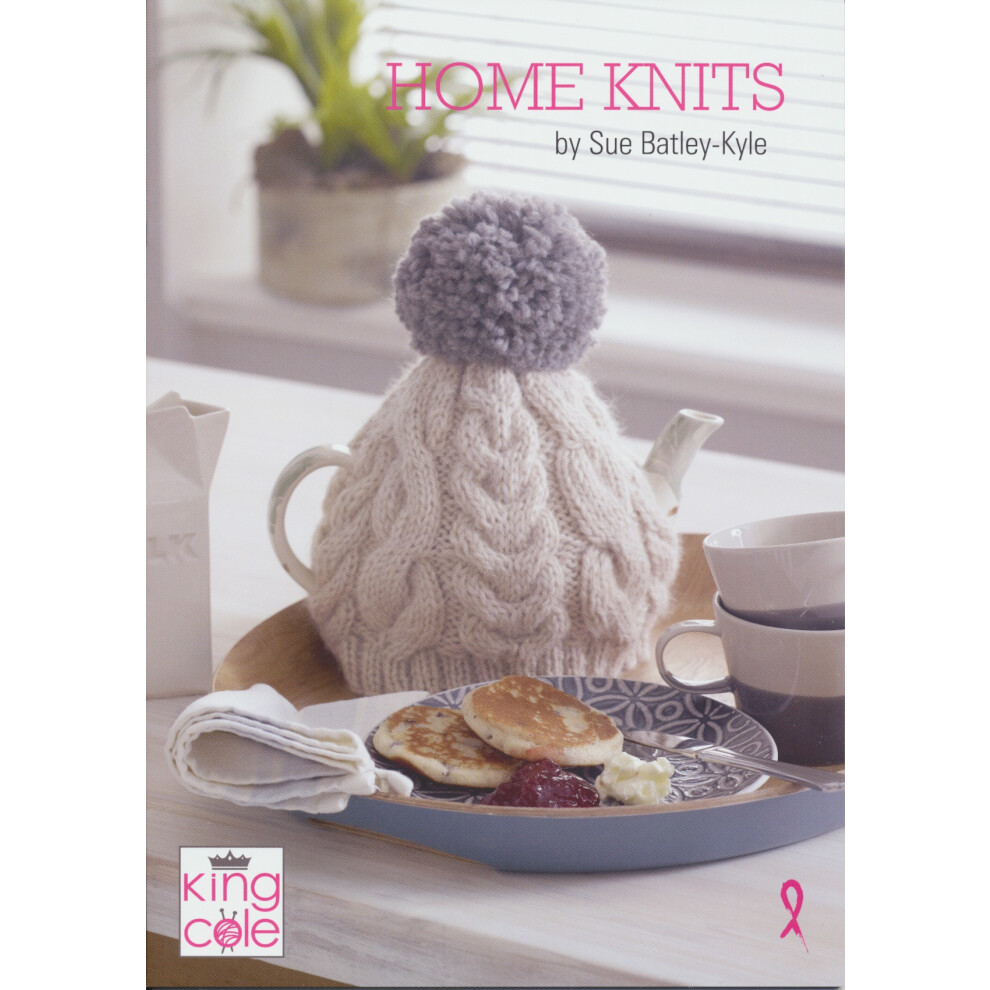 King Cole Home Knits Knitting Book - Blanket Cushions Beanbag Tea Cosies & More