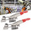 2Pcs Toggle Clamp Pull Riegel Einstellbare 12