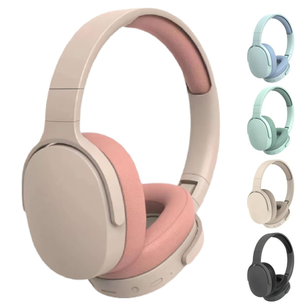 Wireless Bluetooth Headphones Foldable Hifi Noise Reduction Over Ear With Microphone Bluetooth 5.1 For Sports Orange 9067246439743